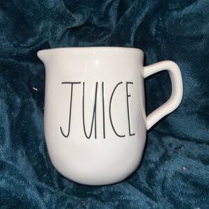 New Rae Dunn ceramic JUICE small pitcher